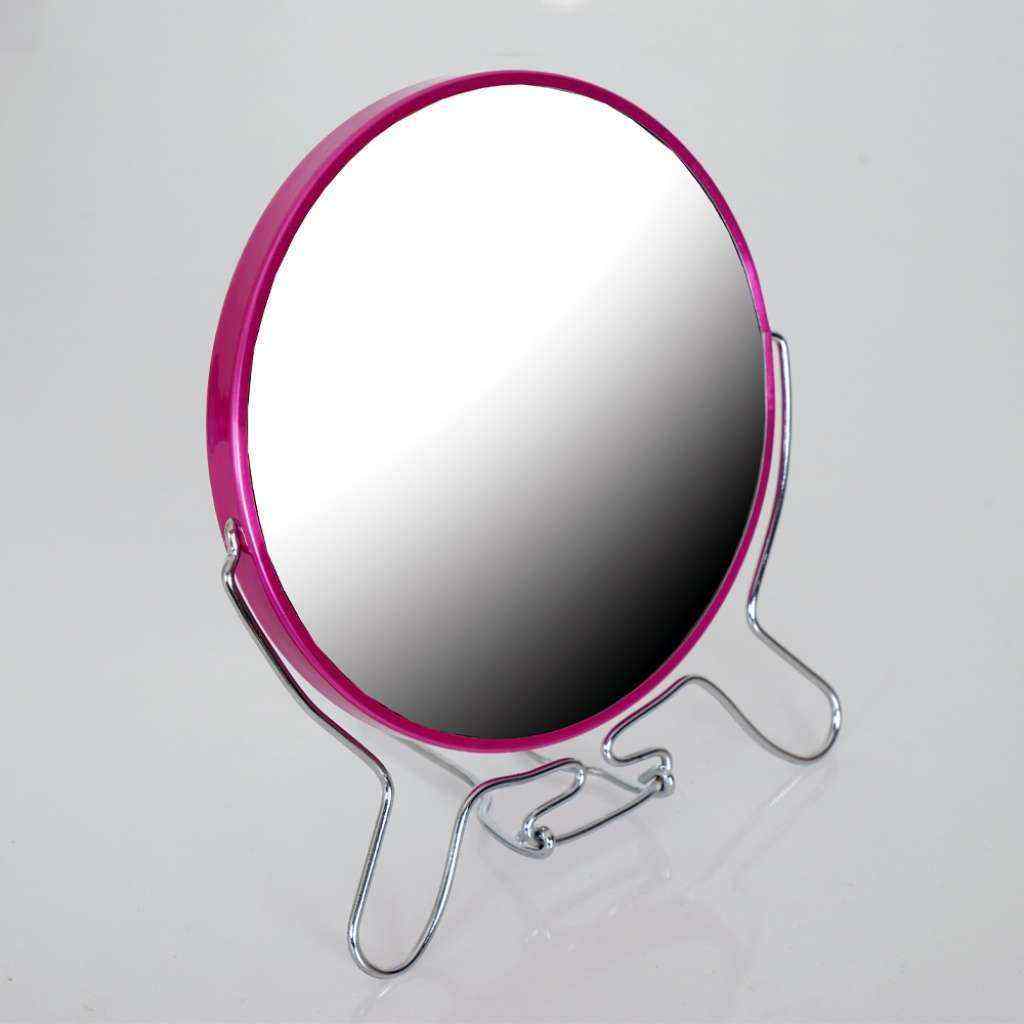 Çift Taraflı Büyüteçli Makyaj Aynası 6, Masa Üstü Aynası Rose 14,5 Cm